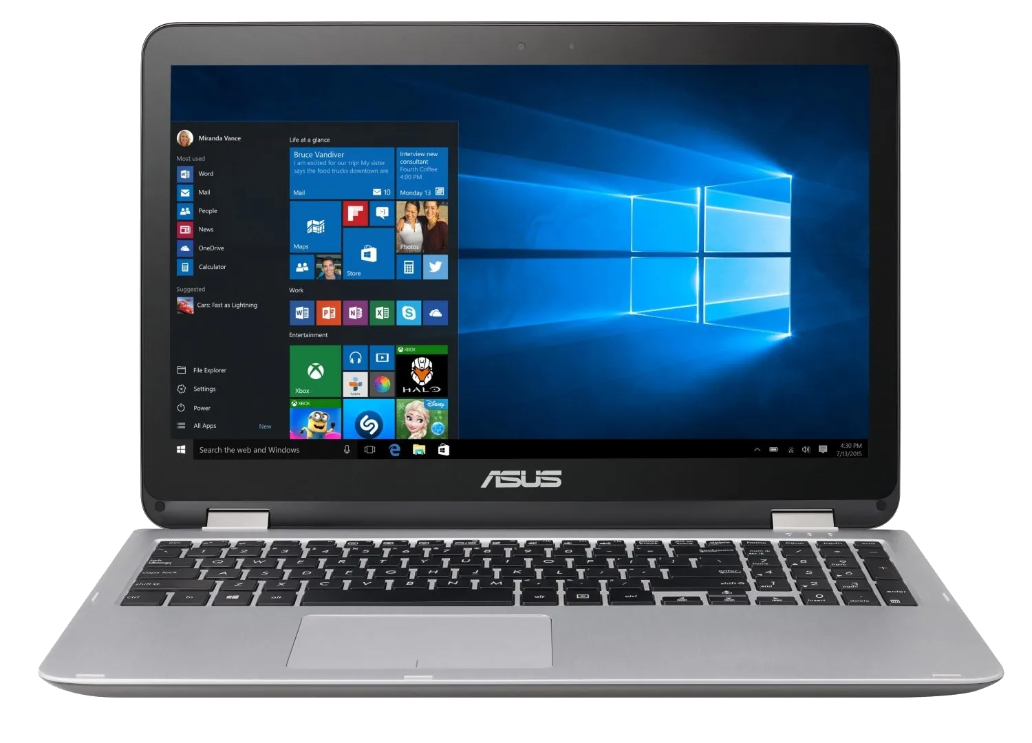 ноутбука Asus Flip TP501UB